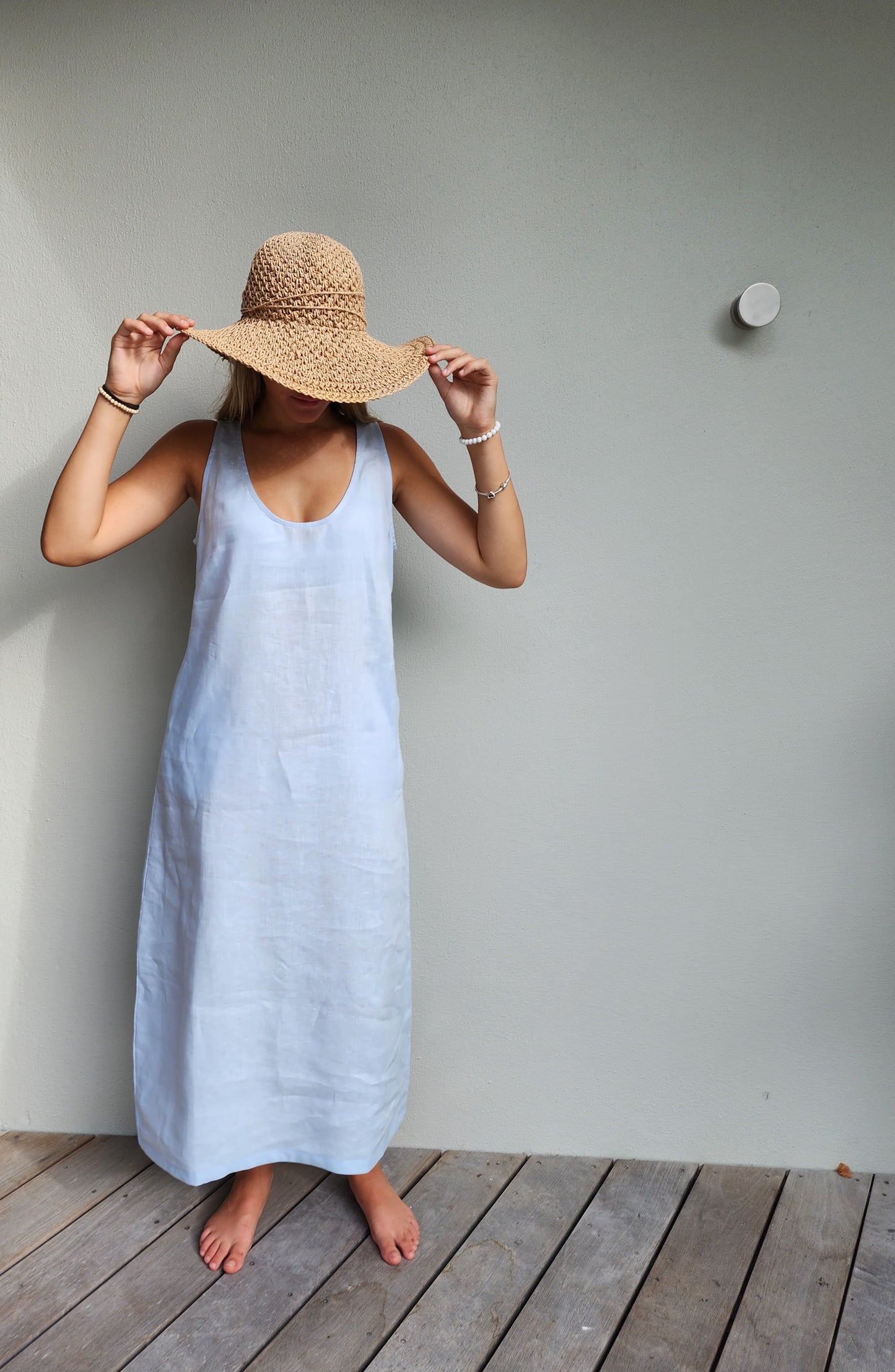 Amelia Linen Summer Dress