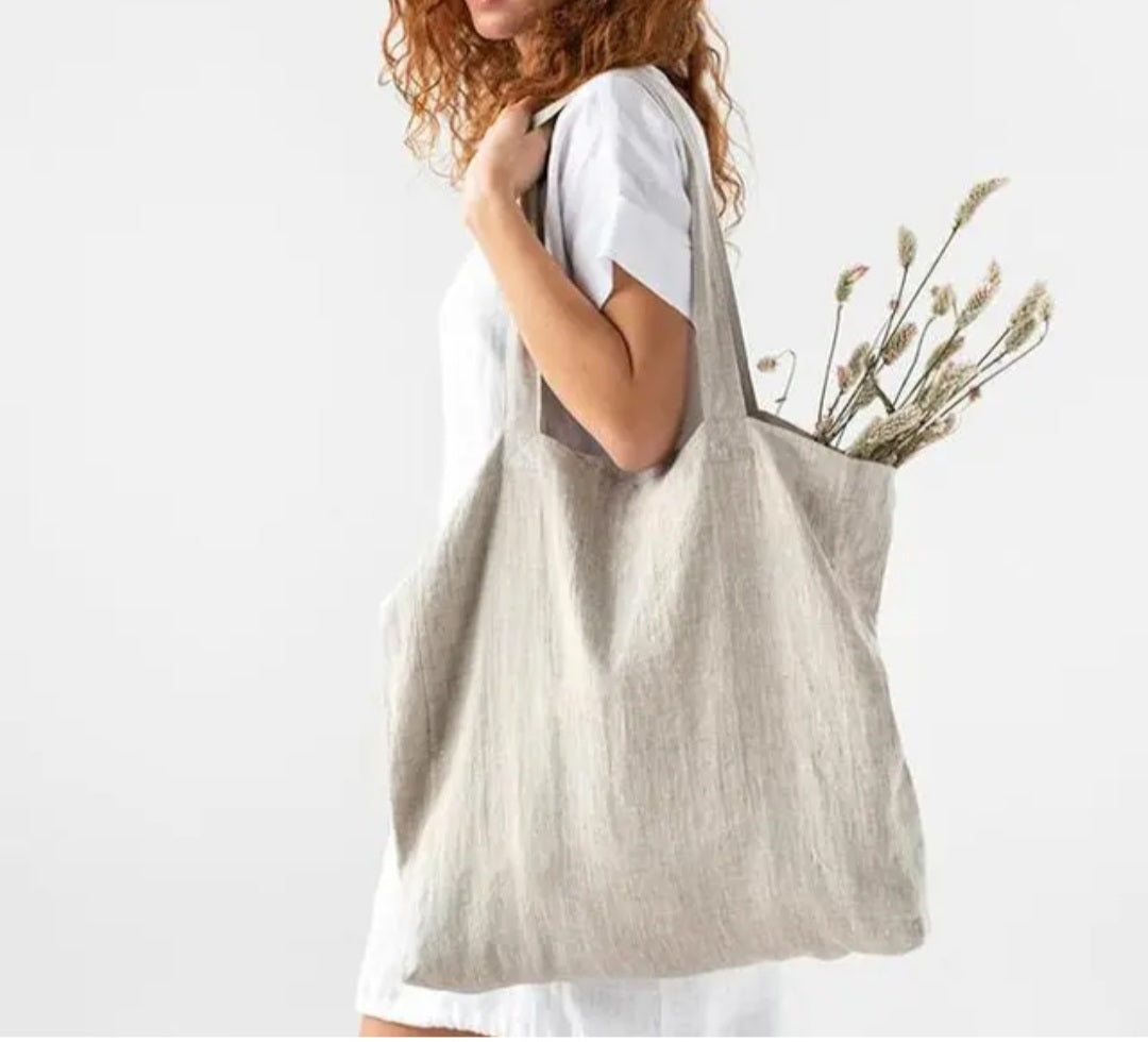 Camille Linen Totes